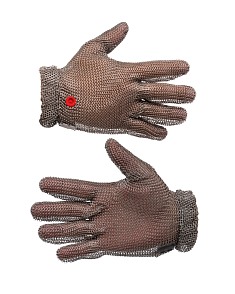 Перчатка кольчужная MANULATEX WILCO без манжеты, с пружиной из нержавеющей стали